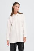 ICHI Funila Long Bow Detail Shirt - White image