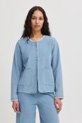 ICHI Kate Denim Jacket - Blue