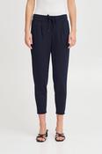ICHI Kate Cropped Trousers - Navy