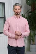 KENROW Men's Jagger Oxford Shirt - Brick Melange image