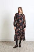 RANT &amp; RAVE Lillian Floral Long Sleeve Dress - Black image