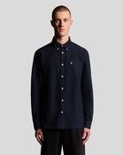 LYLE &amp; SCOTT Cotton Button Down Oxford Shirt - Navy image