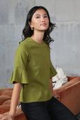 RANT &amp; RAVE Lin Bell Sleeve Top - Green