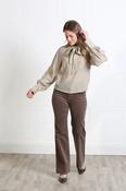 RANT &amp; RAVE Natalia Top - Light Coffee image