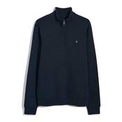 FARAH Men's Harry 1/4 Zip Sweatshirt - Navy