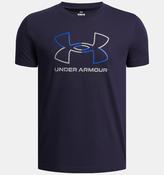 UNDER ARMOUR Boys' Foundation T-Shirt - Navy