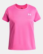 UNDER ARMOUR Girl's Tech T-Shirt - Pink image