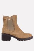 PATRIZIO COMO Castagna Faux Suede Boots - Beige