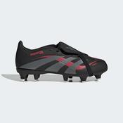 ADIDAS Kids Predator League Fold-Over Tongue Soft Ground Boots - Black