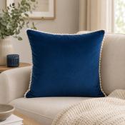 FULLSHIRE Bobble Velvet Cushion - Blue 43x43cm image