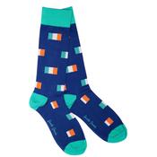 SWOLE PANDA Irish Flag Sock - Blue image