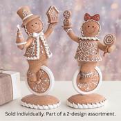 STRAITS Gingerbread on Unicycle Christmas Figurine 27cm - 1 Piece