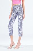 ROBELL : Lena Floral Trousers - Navy image