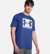 UNDER ARMOUR Men's ABC Camo Boxed Logo T-Shirt - Blue image