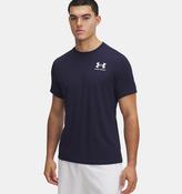 UNDER ARMOUR Men's HeatGear Fitted T-Shirt - Navy