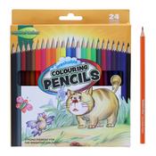 PREMIER STATIONERY World of Colour 24 Full Size Colouring Pencils image