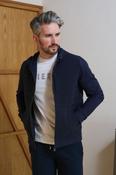 DIESEL SPORT Asher Hybrid Jacket - Navy