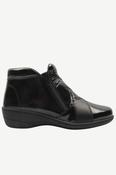 SOFTMODE Women's Clara 2-Zip Ankle Boot - Black image