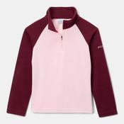 COLUMBIA Girls’ Glacial Fleece Quarter Zip Pullover - Pink