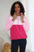 RELAX &amp; RENEW Emerson Half Zip Fleece - Pink Multi
