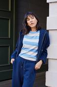 FRANSA Priya Full Zip Hooded Top - Navy image