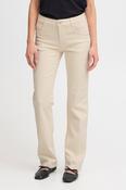 FRANSA Luxe Straight Jeans - Beige image