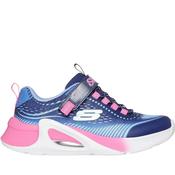 SKECHERS Girl's Tide Tech Shoes - Navy/Multi | 303896L