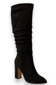 REDZ Suede High Boots - Black