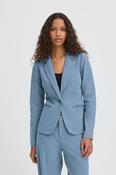 ICHI Kate Denim Blazer - Light Blue