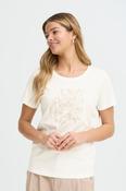 FRANSA Evani Cotton T-Shirt - Whisper White image