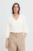 FRANSA Imira Floral Shirt - Ivory image