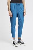 ICHI : Kate Cropped Trousers - Blue image