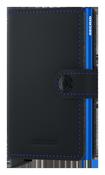 SECRID Men's Wallet - Miniwallet Matte - Black/Blue