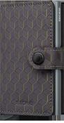 SECRID Men's Wallet - Miniwallet Optical - Grey/Yellow image