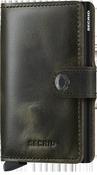 SECRID Men's Wallet - Miniwallet Vintage - Olive/Black