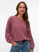 VERO MODA Ellis Long Sleeve Sweatshirt - Rose