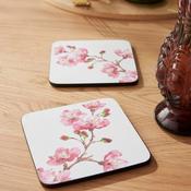 PIMPERNEL Pink Blossom - Set of 6 Coasters image