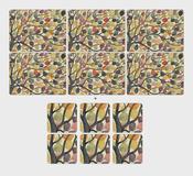 PIMPERNEL Dancing Branches 12Pc Placemat &amp; Coaster Set image