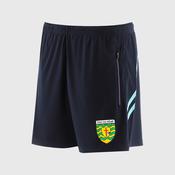 O'NEILLS Donegal GAA Girl's Sedona Training Shorts - Navy/Mint image
