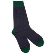 SWOLE PANDA Spotted Sock - Navy image
