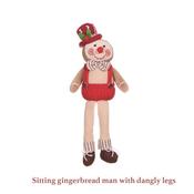 STRAITS Sitting Gingerbread Plush with Dangly Legs 39cm