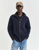 GANT Sacker Rib Zip Cardigan - Navy image
