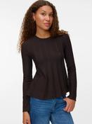 VERO MODA Lana Pleat Jumper - Chocolate