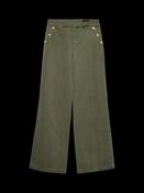 VERO MODA Margot High Rise Wide Leg Jean - Khaki image