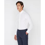 REMUS UOMO Slim Fit French Front Shirt - White
