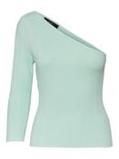 VERO MODA 3/4 Sleeve Off Shoulder Top - Green image