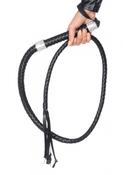 Black Rhinestone Handle Whip image