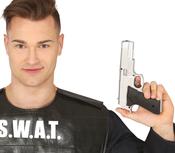 Plastic Toy Silver Gun image