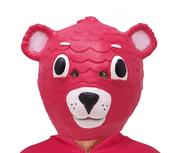 Pink Bear Latex Mask image