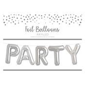 ''Party''  Silver Balloon Banner image